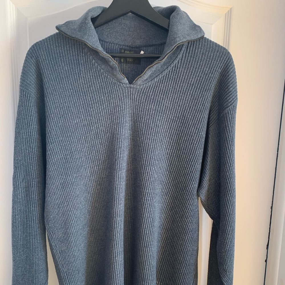 Diesel gray blue warm sweater